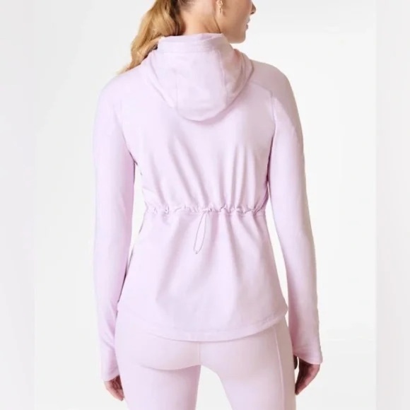 Sweaty Betty Women’s Super Soft Workout Zip Through Hoodie Jacket Sz M Purple - Picture 15 of 15